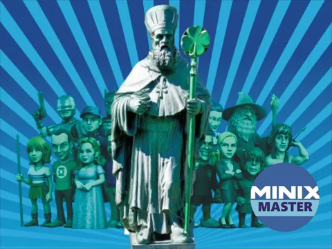 Estátua de São Patrício, foto do projeto original