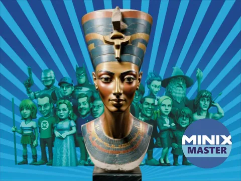 Busto de Nefertiti, foto do projeto original