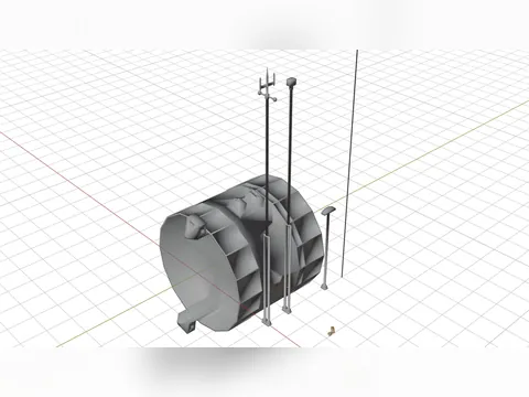 Sonda ISEE-3, foto do projeto original