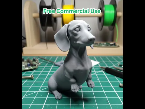 Estátua de Dachshund, foto do projeto original