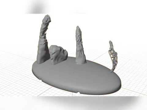 Pilares da Criação em 3D, foto do projeto original