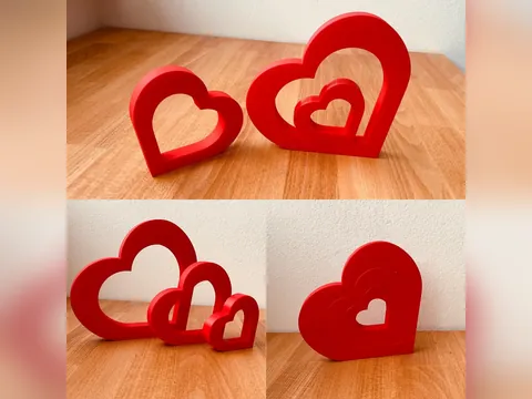 Enfeite Corações do Amor, foto do projeto original