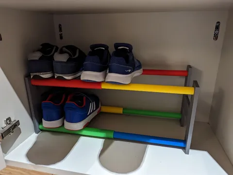 Organizador de Sapatos Infantil, foto do projeto original