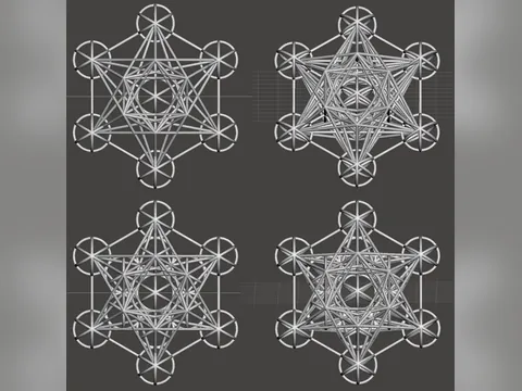Cubo de Metatron, foto do projeto original