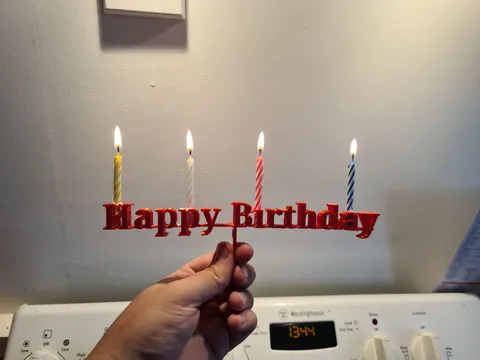 Topo Happy Birthday, foto do projeto original