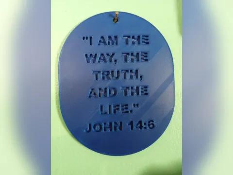 Placa com Versículo Bíblico, foto do projeto original