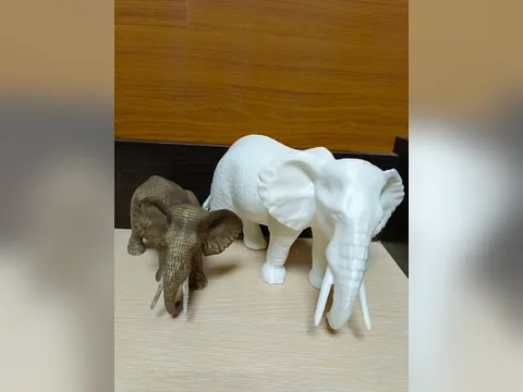 Estatueta de Elefante, foto do projeto original