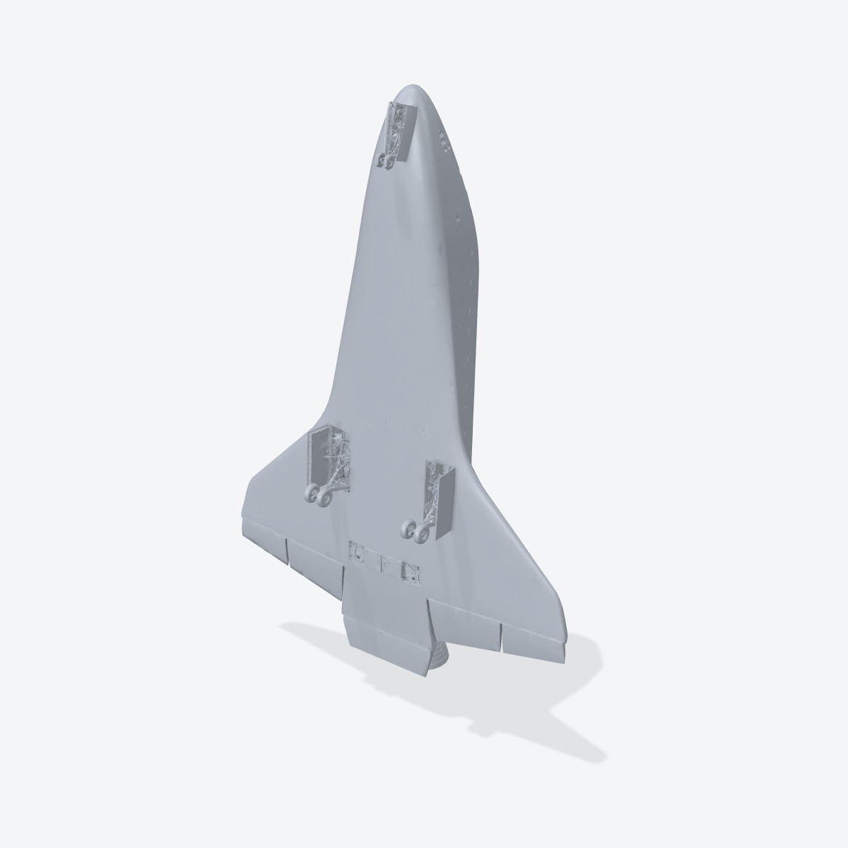 Ônibus Espacial Discovery, 3,8 cm