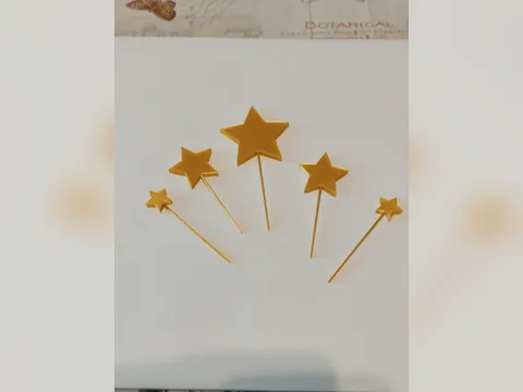 Topo de Bolo com Estrelas, foto do projeto original