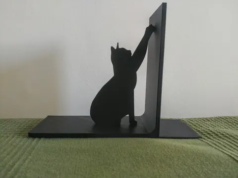 Aparador de Livros Gato, foto do projeto original