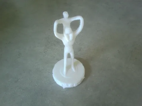 Escultura Pai e Filho, foto do projeto original