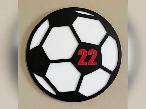 Placa de Futebol com Nome, foto do projeto original